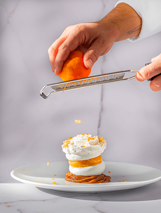 dessert zest orange gastronomique